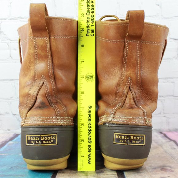LL BEAN Uninsulated Ankle Duck Bean Boot size 10 - Picture 6 of 11